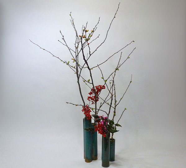 2012年1月24日火曜日、福島県郡山市・菅野草苑（かんのそうえん）教室で学ぶ国分華苑さんの作品