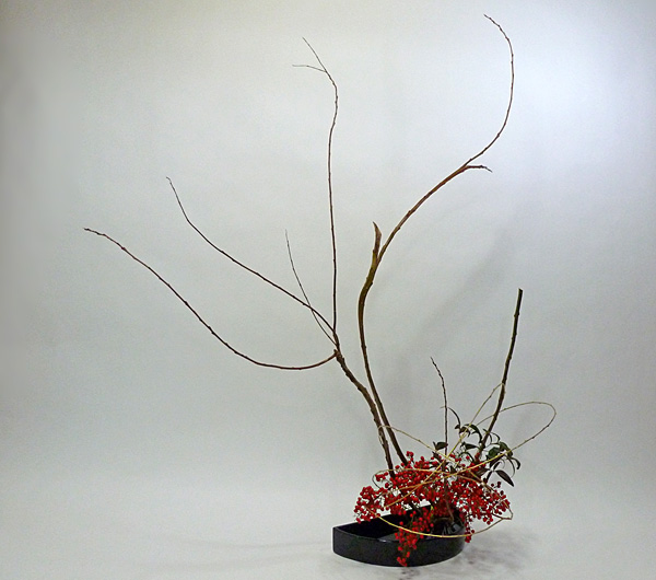 2012年1月16日月曜日、福島県郡山市・菅野草苑（かんのそうえん）教室で学ぶ大河原喜恵さんの作品