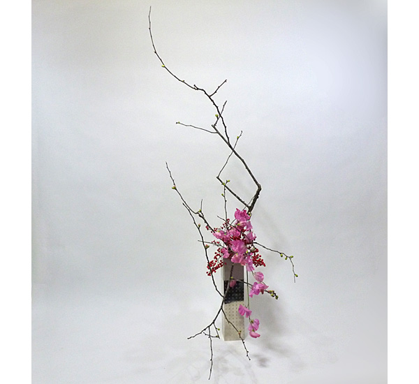 2012年1月31日火曜日、福島県郡山市・菅野草苑（かんのそうえん）教室で学ぶ大河原喜恵さんの作品