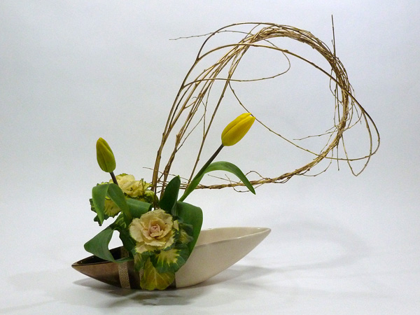 2012年1月20日金曜日、福島県郡山市・菅野草苑（かんのそうえん）教室で学ぶ円谷友子さんの作品