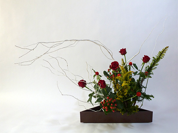 2011年12月19日月曜日、福島県郡山市・菅野草苑（かんのそうえん）教室で学ぶ秋元寛子さんの作品