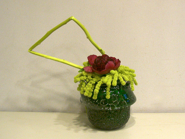 2011年12月2日金曜日竹中麗湖（たけなかれいこ）教室で学ぶチームメチエの小倉信染さんの作品