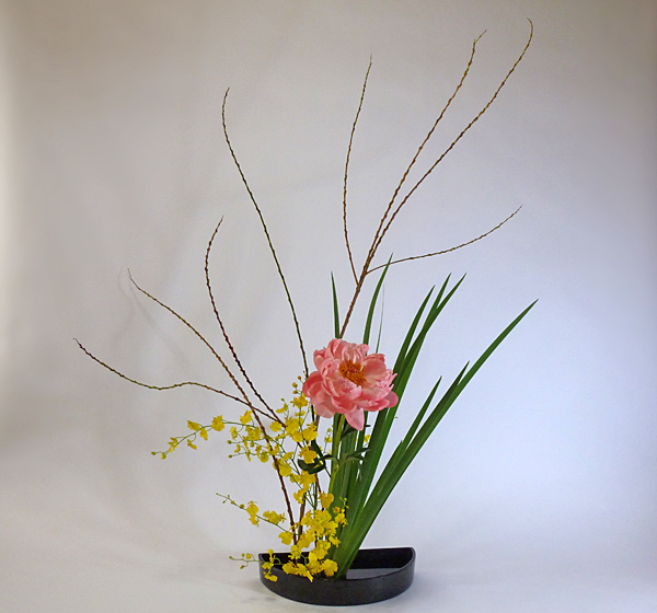 2011年12月12日月曜日、福島県郡山市・菅野草苑（かんのそうえん）教室で学ぶ本間草葵さんの作品