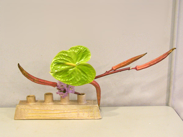 2011年11月28日月曜日竹中麗湖（たけなかれいこ）教室で学ぶチームメチエの渡辺真澄さんの作品