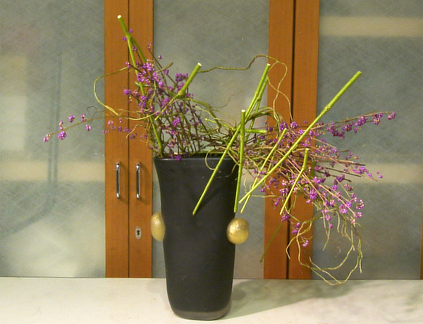 2011年11月30日水曜日竹中麗湖（たけなかれいこ）教室で学ぶチームメチエの南摩春弘さんの作品