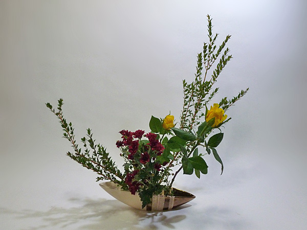 2012年12月11日火曜日、福島県郡山市・菅野草苑（かんのそうえん）教室で学ぶ七海彩夏さんの作品