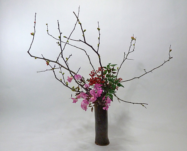 2012年2月1日水曜日、福島県郡山市・菅野草苑（かんのそうえん）教室で学ぶ石本草佳さんの作品