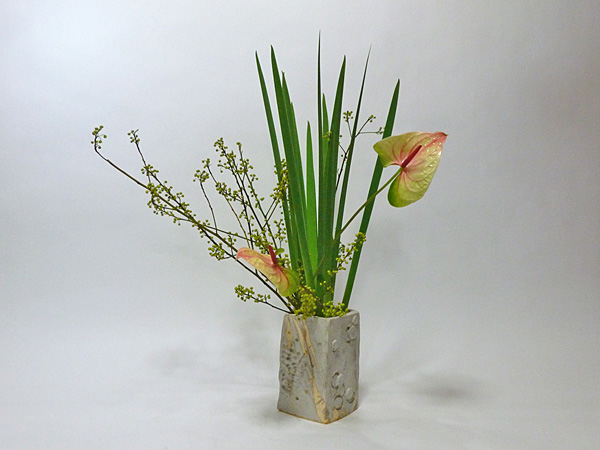 2012年2月29日水曜日、福島県郡山市・菅野草苑（かんのそうえん）教室で学ぶ石本草佳さんの作品