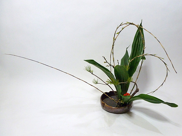 2012年1月6日金曜日、福島県郡山市・菅野草苑（かんのそうえん）教室で学ぶ根本和良さんの作品