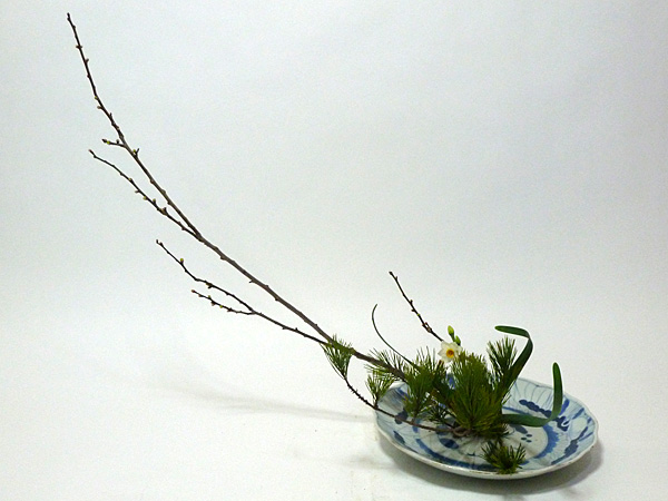 2012年1月5日木曜日、福島県郡山市・菅野草苑（かんのそうえん）教室で学ぶ大河原喜恵さんの作品