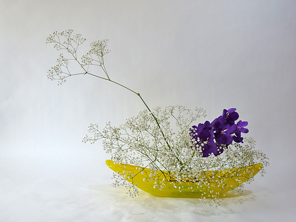 2012年7月12日木曜日、福島県郡山市・菅野草苑（かんのそうえん）教室で学ぶ本間草葵さんの作品