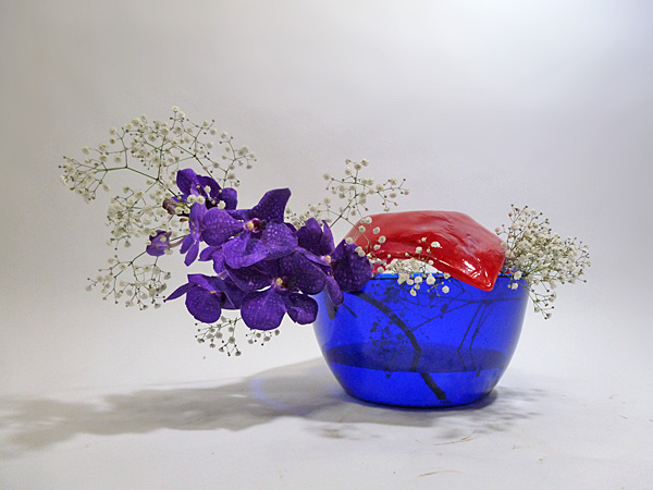 2012年7月11日水曜日、福島県郡山市・菅野草苑（かんのそうえん）教室で学ぶ円谷友子さんの作品