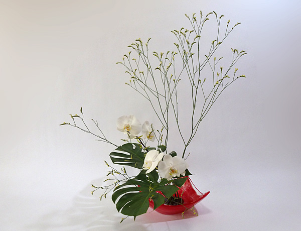 2012年6月5日火曜日、福島県郡山市・菅野草苑（かんのそうえん）教室で学ぶ本間草葵さんの作品