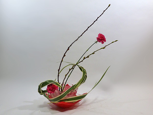 2012年11月12日月曜日、福島県郡山市・菅野草苑（かんのそうえん）教室で学ぶ樋口苑澪さんの作品