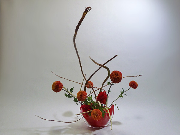 2012年11月30日金曜日、福島県郡山市・菅野草苑（かんのそうえん）教室で学ぶ根本和良さんの作品