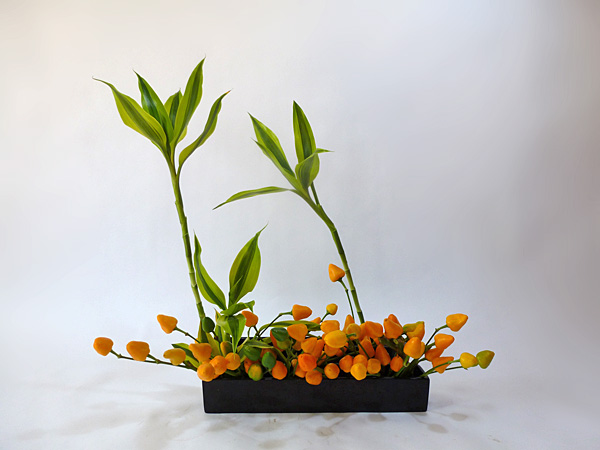 2012年11月1日木曜日、福島県郡山市・菅野草苑（かんのそうえん）教室で学ぶ本間草葵さんの作品