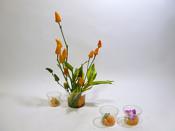 2012年11月9日金曜日、福島県郡山市・菅野草苑（かんのそうえん）教室で学ぶ円谷友子さんの作品