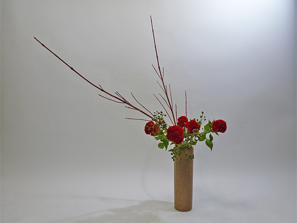 2012年10月9日火曜日、福島県郡山市・菅野草苑（かんのそうえん）教室で学ぶ七海彩夏さんの作品