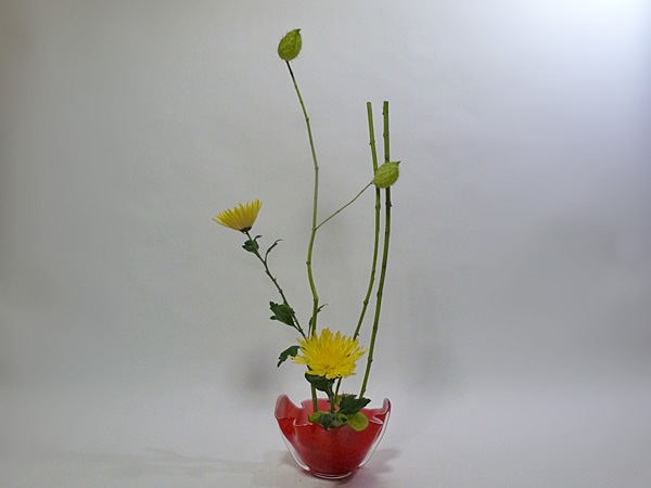 2012年10月29日月曜日、福島県郡山市・菅野草苑（かんのそうえん）教室で学ぶ大河原喜恵さんの作品