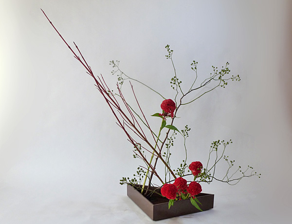 2012年10月3日水曜日、福島県郡山市・菅野草苑（かんのそうえん）教室で学ぶ本間草葵さんの作品