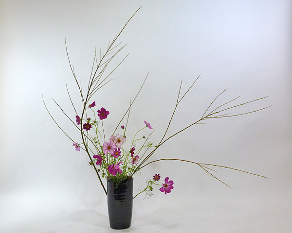 2012年10月16日火曜日、福島県郡山市・菅野草苑（かんのそうえん）教室で学ぶ本間草葵さんの作品