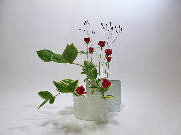 2012年9月6日木曜日、福島県郡山市・菅野草苑（かんのそうえん）教室で学ぶ樋口苑澪さんの作品