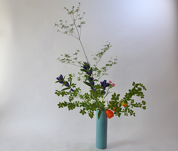 2012年9月3日月曜日、福島県郡山市・菅野草苑（かんのそうえん）教室で学ぶ秋元寛子さんの作品