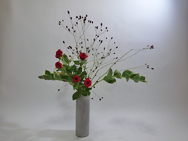 2012年9月10日月曜日、福島県郡山市・菅野草苑（かんのそうえん）教室で学ぶ石本草佳さんの作品