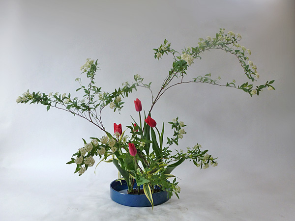 2013年4月4日木曜日、福島県郡山市・菅野草苑（かんのそうえん）教室で学ぶ秋元寛子さんの作品