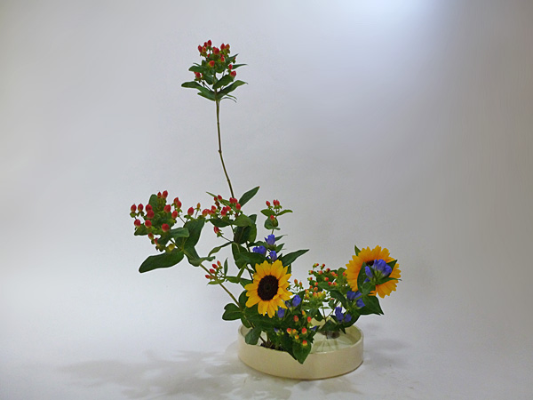 2013年8月14日水曜日、福島県郡山市・菅野草苑（かんのそうえん）教室で学ぶ遠藤千恵子さんの作品