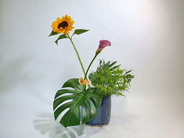 2013年8月5日月曜日、福島県郡山市・菅野草苑（かんのそうえん）教室で学ぶ樋口苑澪さんの作品