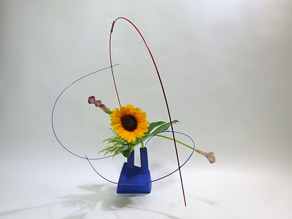 2013年8月12日月曜日、福島県郡山市・菅野草苑（かんのそうえん）教室で学ぶ根本和良さんの作品