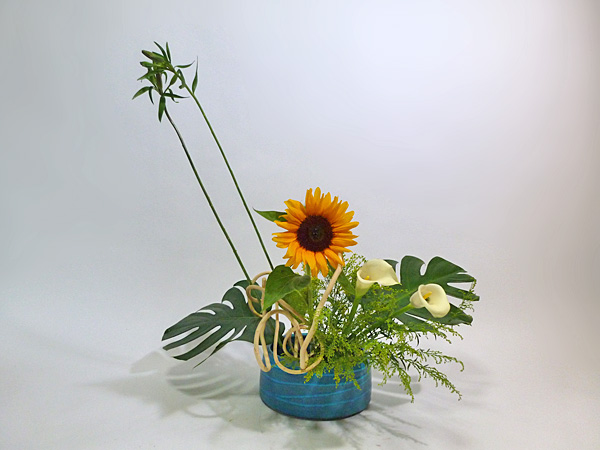 2013年8月5日月曜日、福島県郡山市・菅野草苑（かんのそうえん）教室で学ぶ石本草佳さんの作品