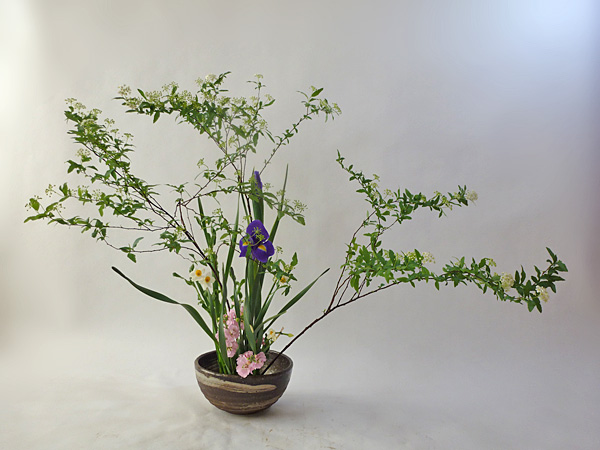 2013年2月18日月曜日、福島県郡山市・菅野草苑（かんのそうえん）教室で学ぶ本間草葵さんの作品