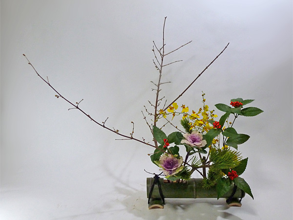 2013年1月16日水曜日、福島県郡山市・菅野草苑（かんのそうえん）教室で学ぶ七海彩夏さんの作品