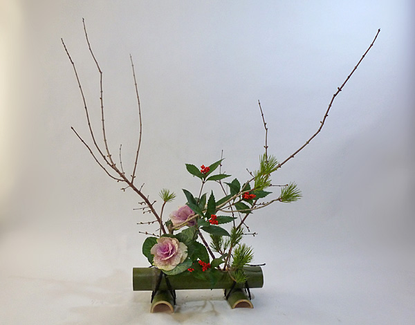 2013年1月10日木曜日、福島県郡山市・菅野草苑（かんのそうえん）教室で学ぶ遠山ハツ子さんの作品