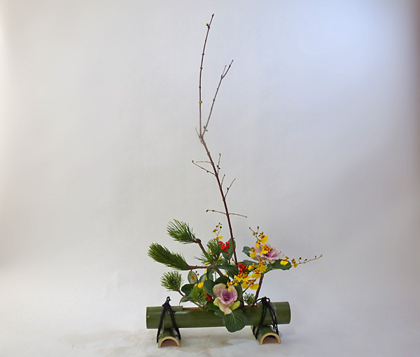 2013年1月2日水曜日、福島県郡山市・菅野草苑（かんのそうえん）教室で学ぶ秋元寛子さんの作品