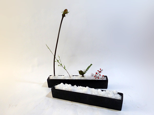 2013年1月21日月曜日、福島県郡山市・菅野草苑（かんのそうえん）教室で学ぶ大河原喜恵さんの作品