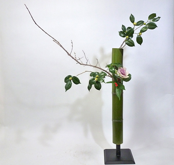 2013年1月4日金曜日、福島県郡山市・菅野草苑（かんのそうえん）教室で学ぶ本間草葵さんの作品