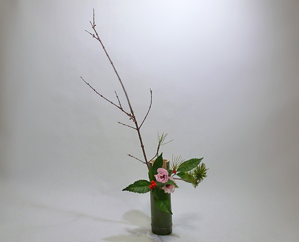 2013年1月17日木曜日、福島県郡山市・菅野草苑（かんのそうえん）教室で学ぶ石本草佳さんの作品