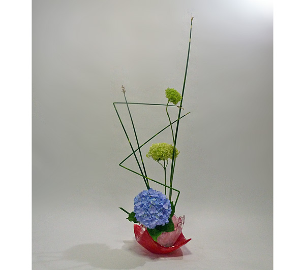 2013年7月12日金曜日、福島県郡山市・菅野草苑（かんのそうえん）教室で学ぶ樋口苑澪さんの作品