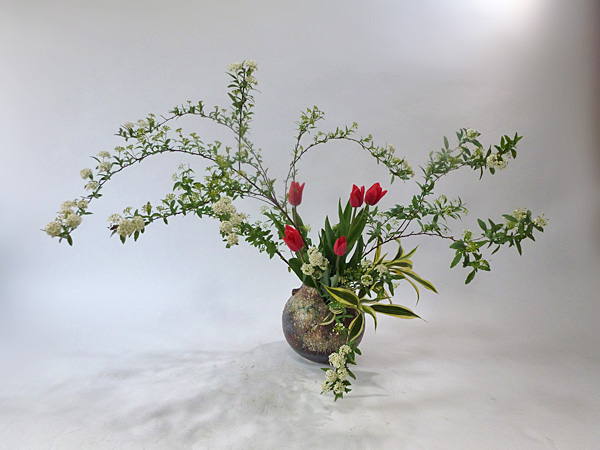 2013年3月29日金曜日、福島県郡山市・菅野草苑（かんのそうえん）教室で学ぶ遠山ハツ子さんの作品