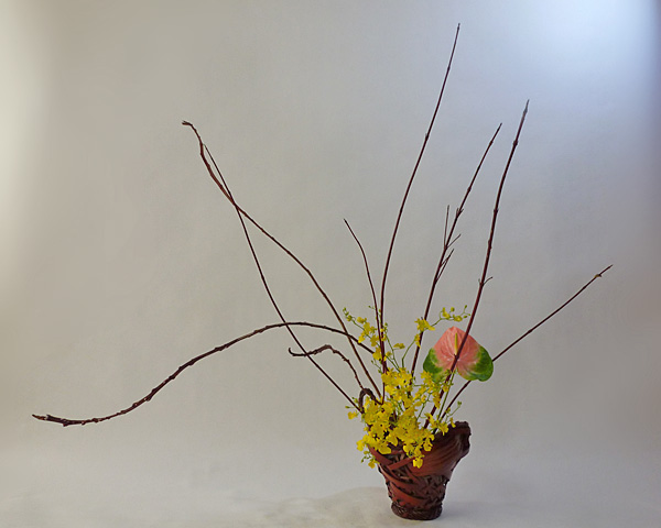 2013年3月12日火曜日、福島県郡山市・菅野草苑（かんのそうえん）教室で学ぶ秋元寛子さんの作品