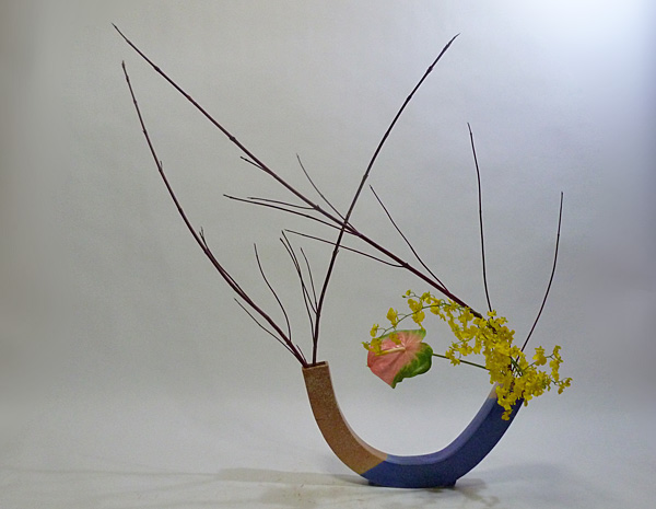 2013年3月14日木曜日、福島県郡山市・菅野草苑（かんのそうえん）教室で学ぶ石本草佳さんの作品