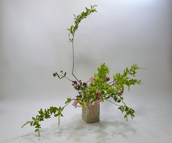 2013年5月30日木曜日、福島県郡山市・菅野草苑（かんのそうえん）教室で学ぶ根本和良さんの作品