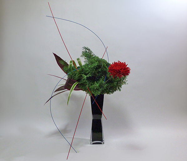 2013年11月29日金曜日、福島県郡山市・菅野草苑（かんのそうえん）教室で学ぶ根本和良さんの作品