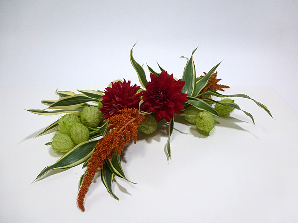 2013年10月16日水曜日、福島県郡山市・菅野草苑（かんのそうえん）教室で学ぶ遠藤千恵子さんの作品