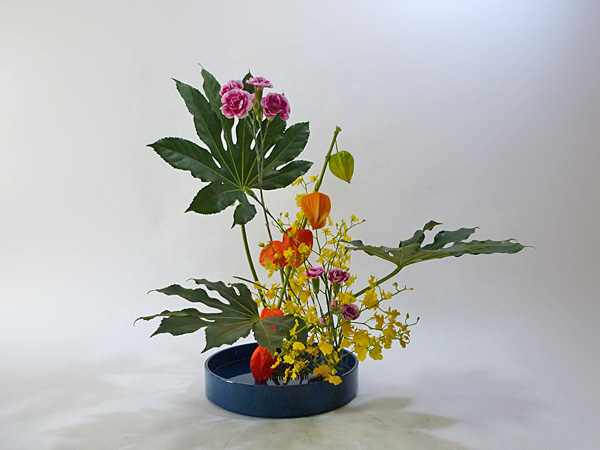 2013年9月5日木曜日、福島県郡山市・菅野草苑（かんのそうえん）教室で学ぶ秋元寛子さんの作品