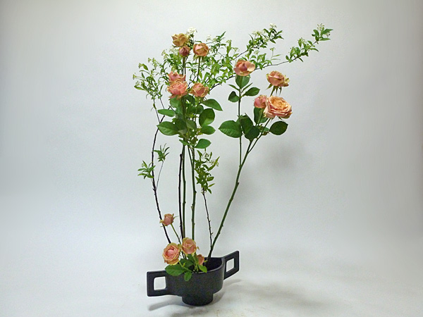 2014年4月14日月曜日、福島県郡山市・菅野草苑（かんのそうえん）教室で学ぶ国分華苑さんの作品