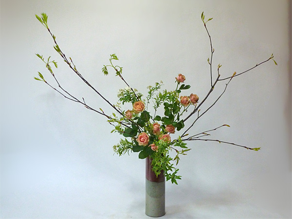 2014年4月11日金曜日、福島県郡山市・菅野草苑（かんのそうえん）教室で学ぶ石本草佳さんの作品